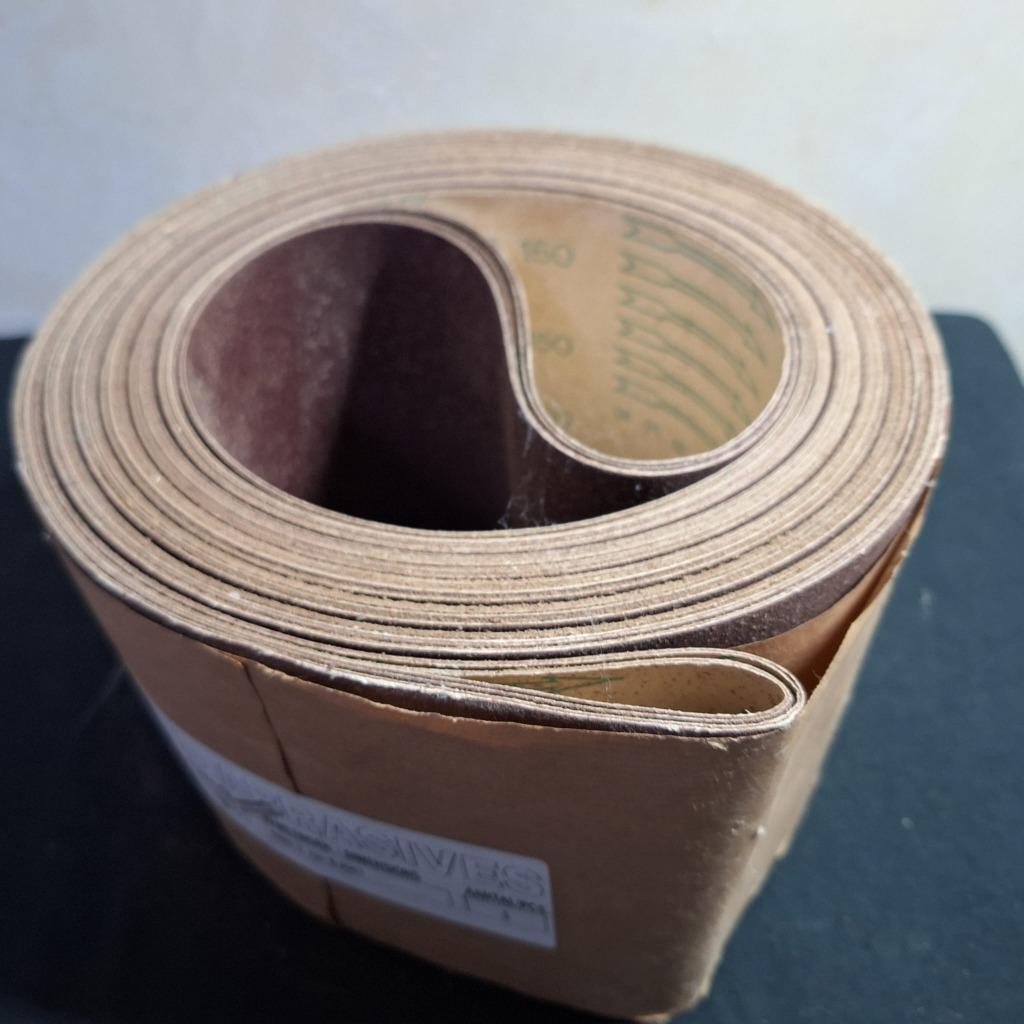 5 bandes abrasives P150 de marque ITAS 6.5m x 150 m/m, Enlèvement ou Envoi, Neuf