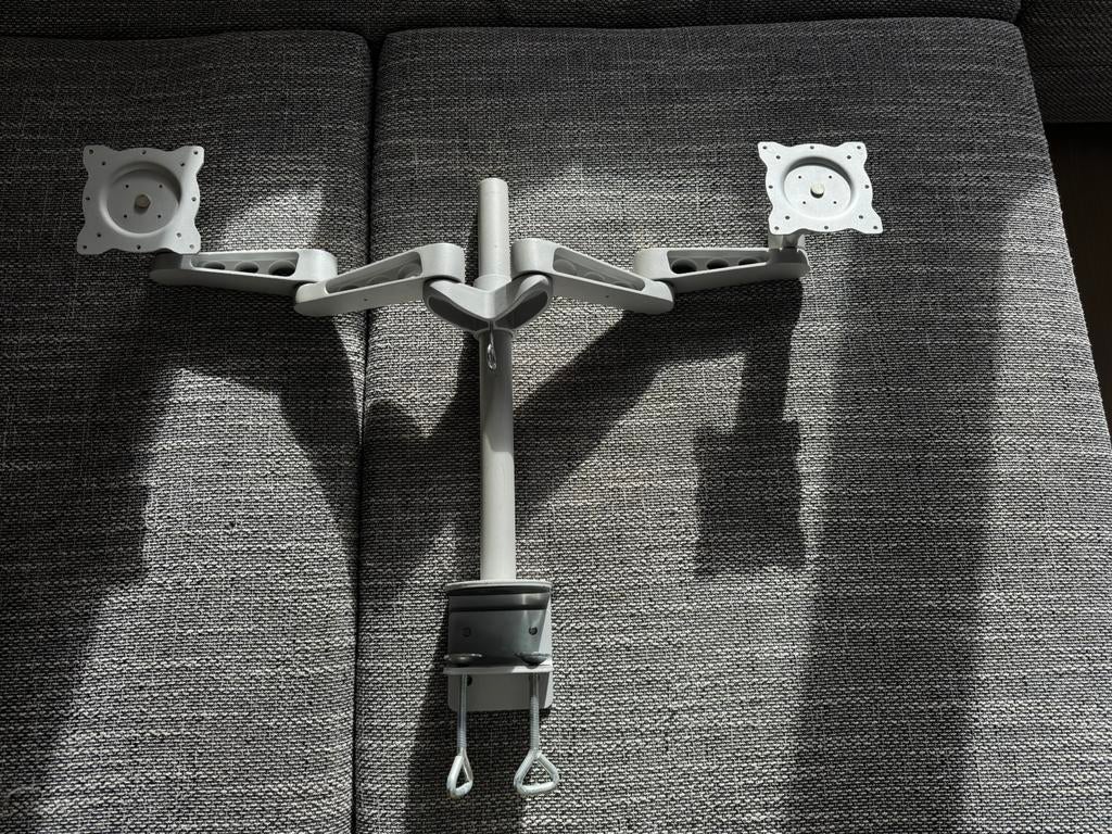 Dual Monitor Desk Mount, Computers en Software, Monitoren, Ophalen of Verzenden, Gebruikt, In hoogte verstelbaar, Gaming