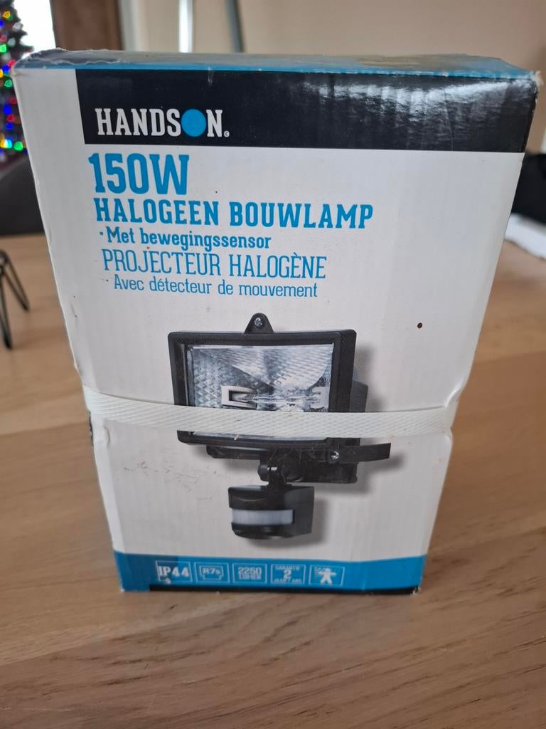 Halogeen lamp met bewegingssensor, Tuin en Terras, Ophalen