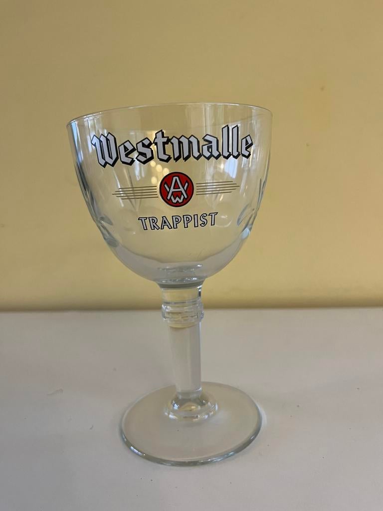 Westmalle glas 33 cl, Verzamelen, Biermerken, Ophalen of Verzenden, Zo goed als nieuw