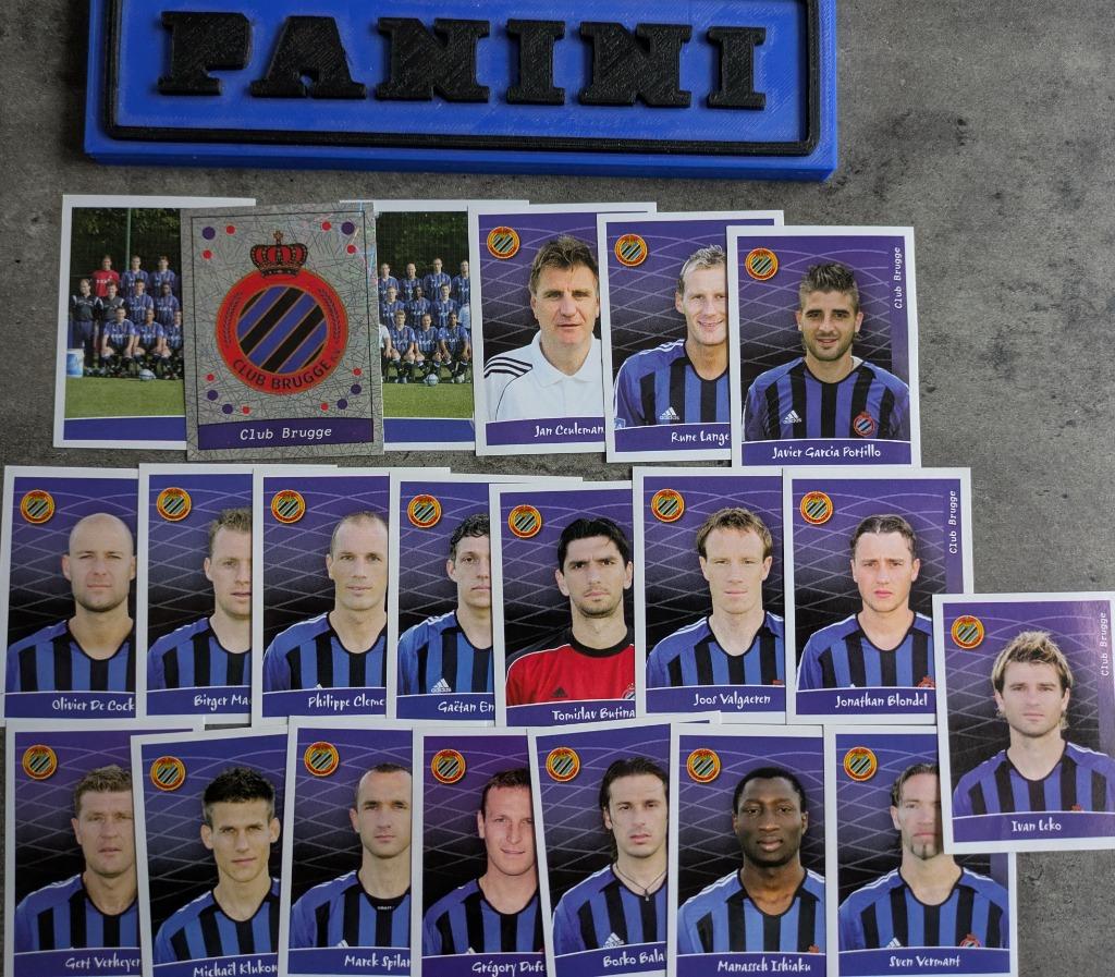 Autocollants de football Panini 2006 CLUB BRUGGE 21X 2006, Envoi, Neuf