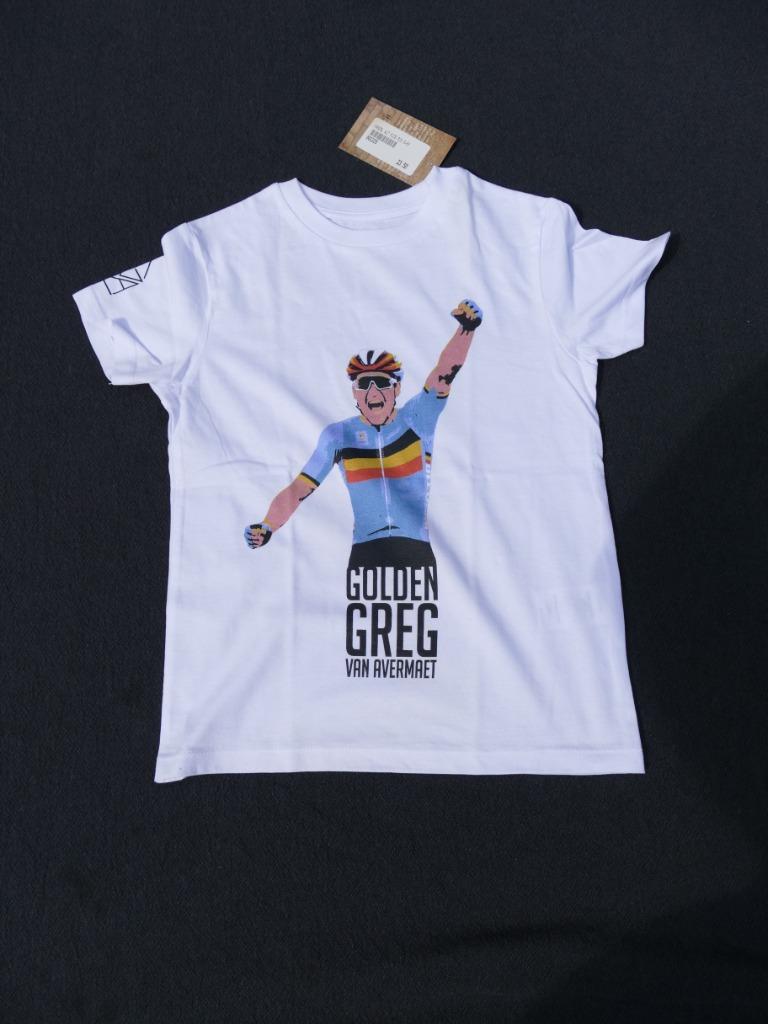 The Vandal kinderT-shirt, GVA, Greg Van Avermaet, Wit, Nieuw, Kinderen, Nieuw, Overige maten, Ophalen of Verzenden