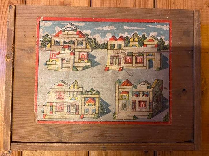 Antieke/vintage blokkendoos, Ophalen, Gebruikt, Overige typen