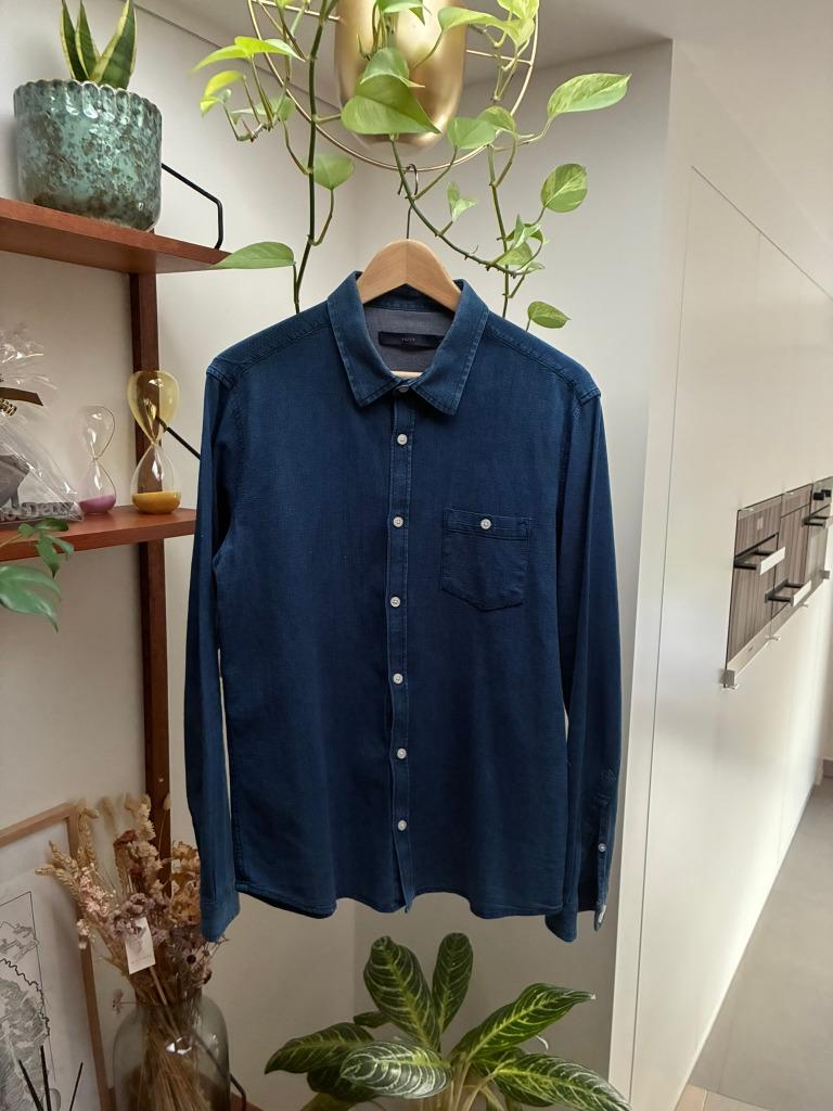 Blauw Hemd van Suit (Maat L), Kleding | Heren, Ophalen of Verzenden, Zo goed als nieuw, Blauw, SUIT