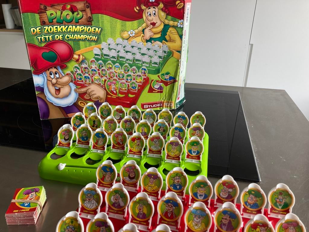 Plop Tête de Champion (Qui est-ce ?), 1 ou 2 joueurs, Enlèvement ou Envoi, Comme neuf, Studio 100