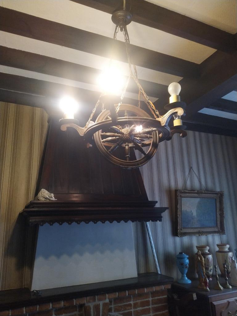 lustre, Enlèvement, Utilisé, Bois