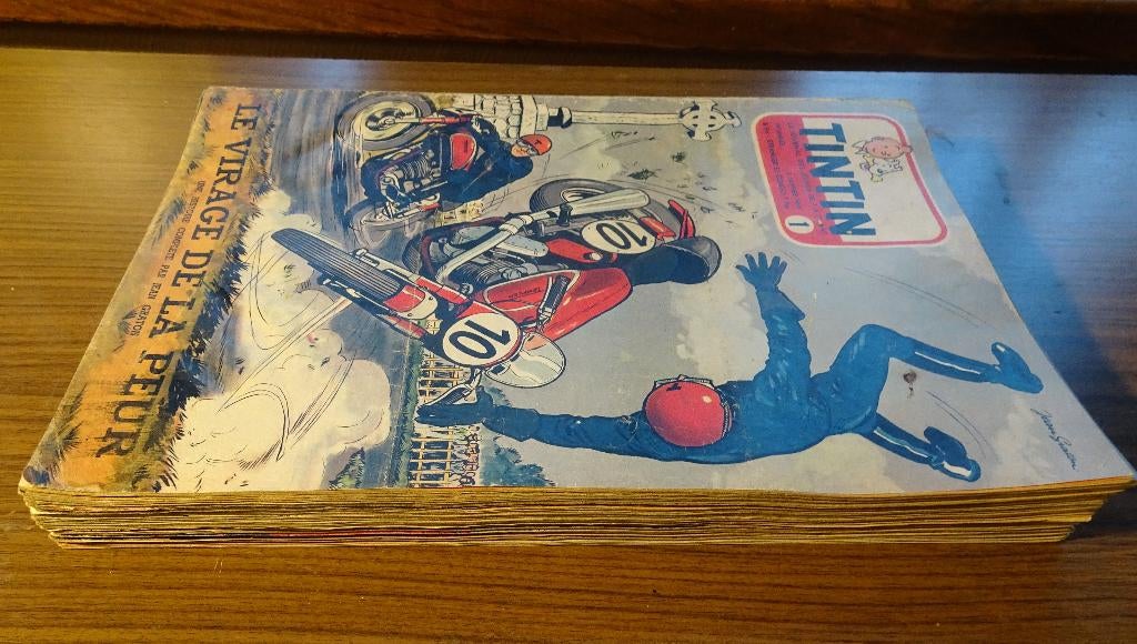 magazine tintin - année 1954, Plusieurs BD, Enlèvement ou Envoi, Utilisé, Hergé