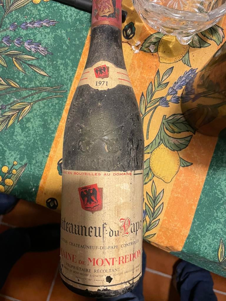 Château Neuf du Pape 1971 Mont Redon, Verzamelen, Ophalen, Zo goed als nieuw