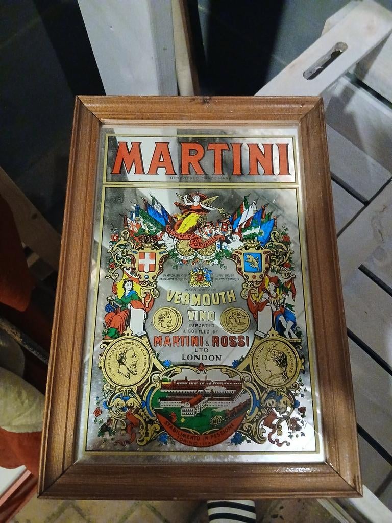 Martini spiegeltje, Ophalen of Verzenden