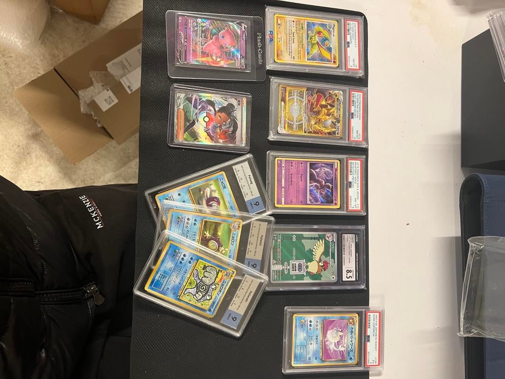 Pokemon graded slabs/ singles voor trade wotc holo’s, Ophalen of Verzenden, Zo goed als nieuw