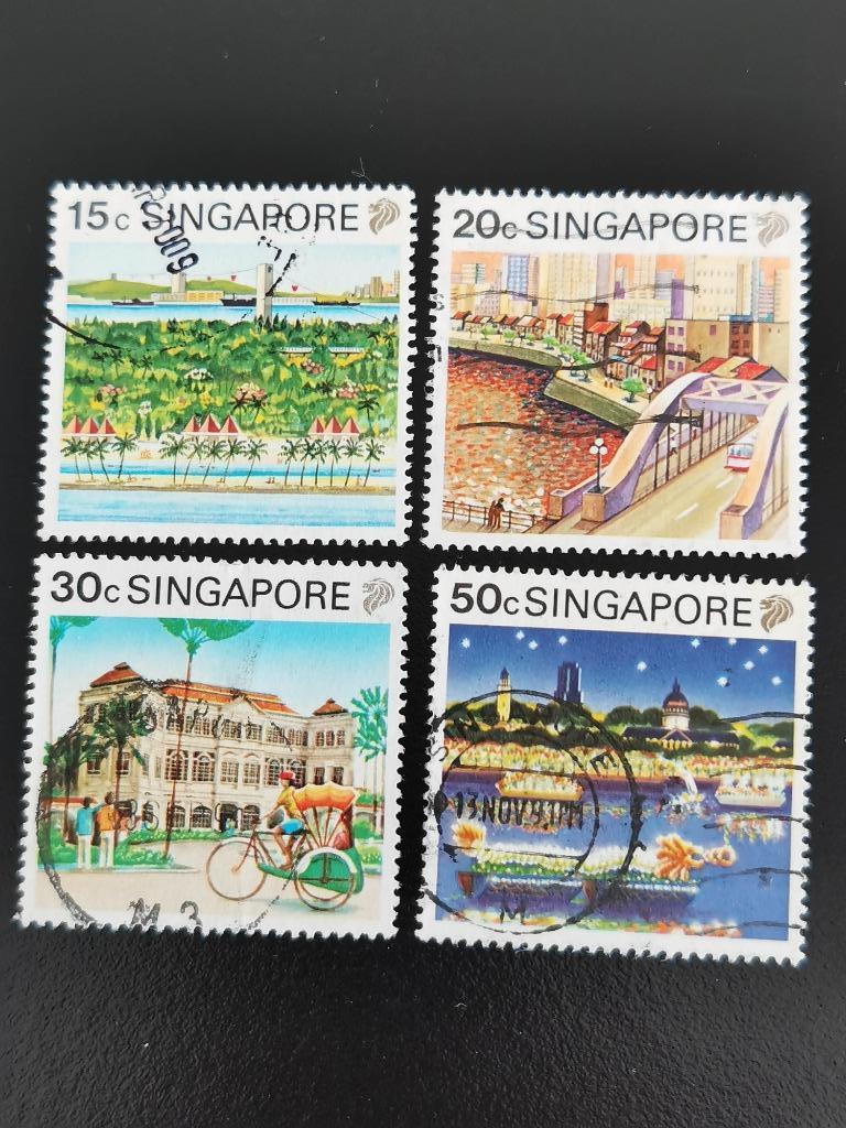 Singapour 1990 - tourisme, Enlèvement ou Envoi, Affranchi