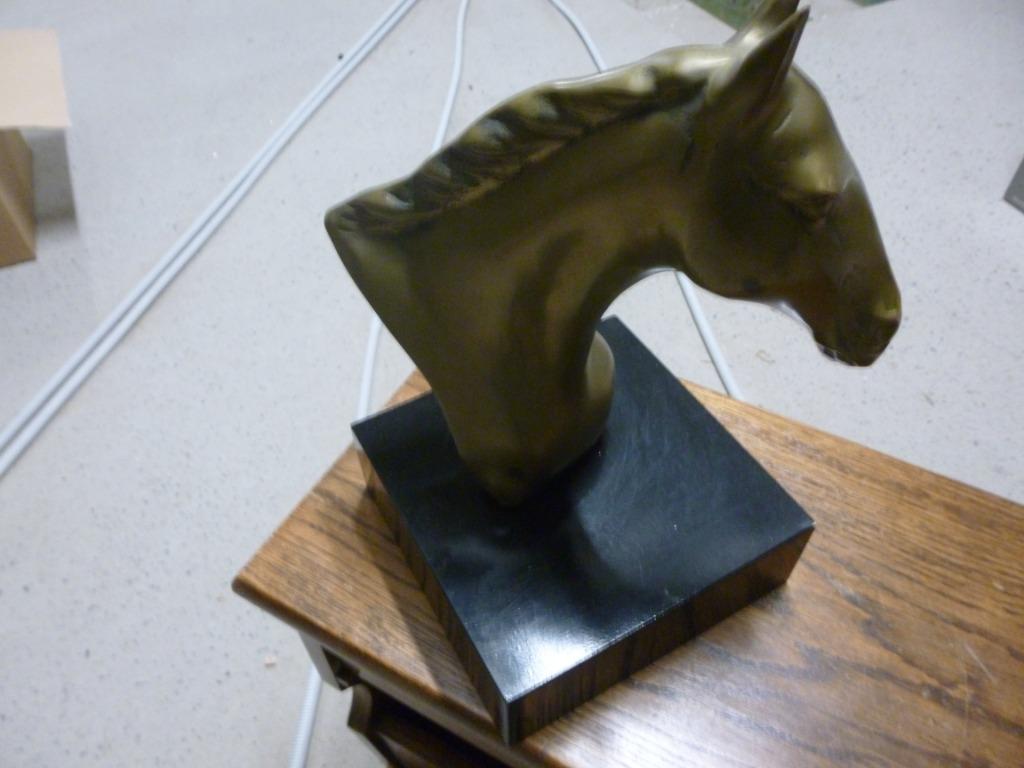 tête de cheval, Maison & Meubles, Moins de 50 cm, Enlèvement, Utilisé, Autres matériaux