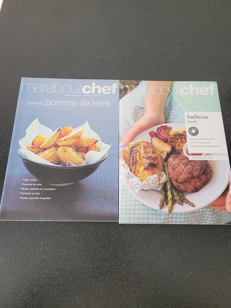 Lot de 2 livres de cuisine maraboutchef, Enlèvement ou Envoi, Comme neuf