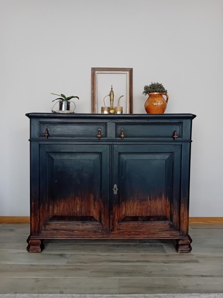 Stoere antieke meidenkast perfecte staat restyled, Ophalen