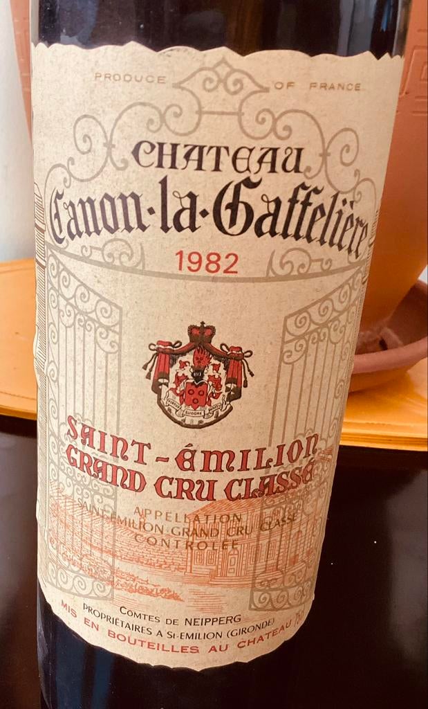 Château Canon la Gaffeliere 1982, Verzamelen, Wijnen, Nieuw, Rode wijn, Frankrijk, Vol, Ophalen of Verzenden
