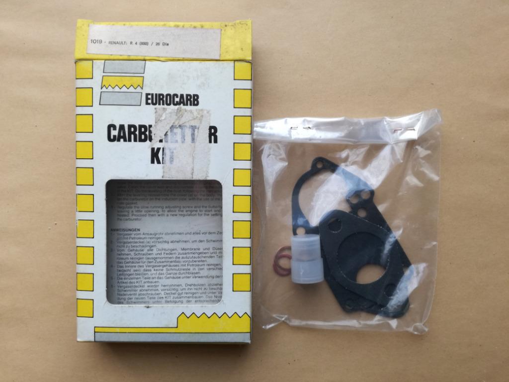 RENAULT 4 - kit de réparation CARBU - NEUF, Ophalen of Verzenden, Nieuw, Renault