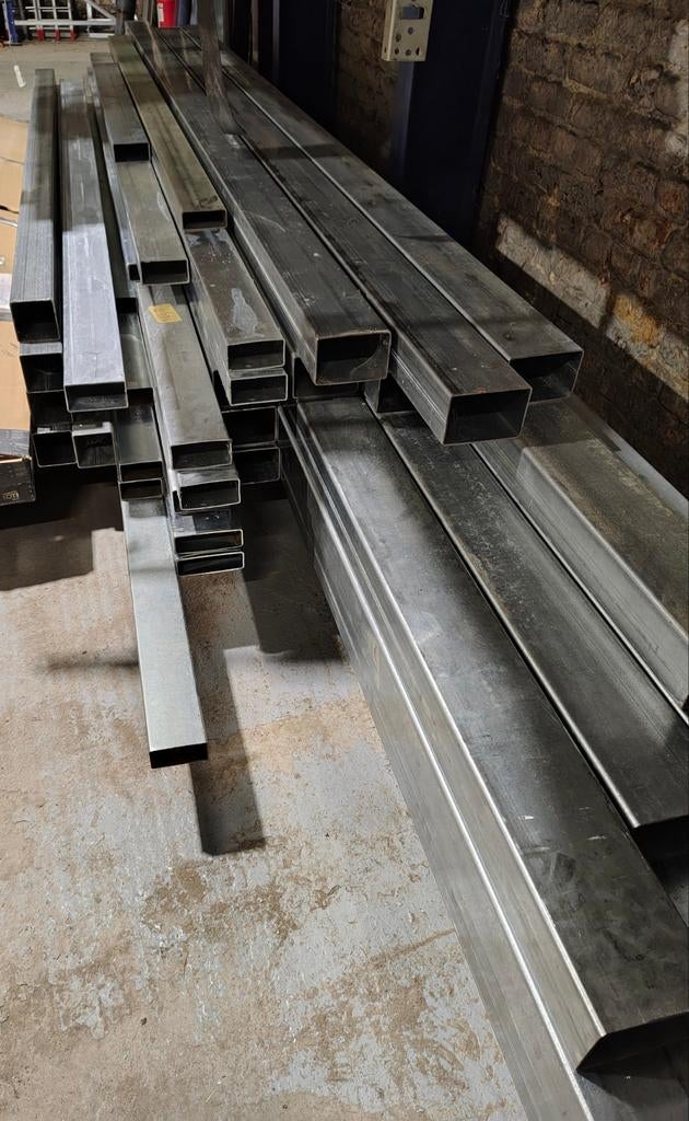 Verschillende gegalvaniseerde koker profielen, Doe-het-zelf en Bouw, Metalen, Ophalen