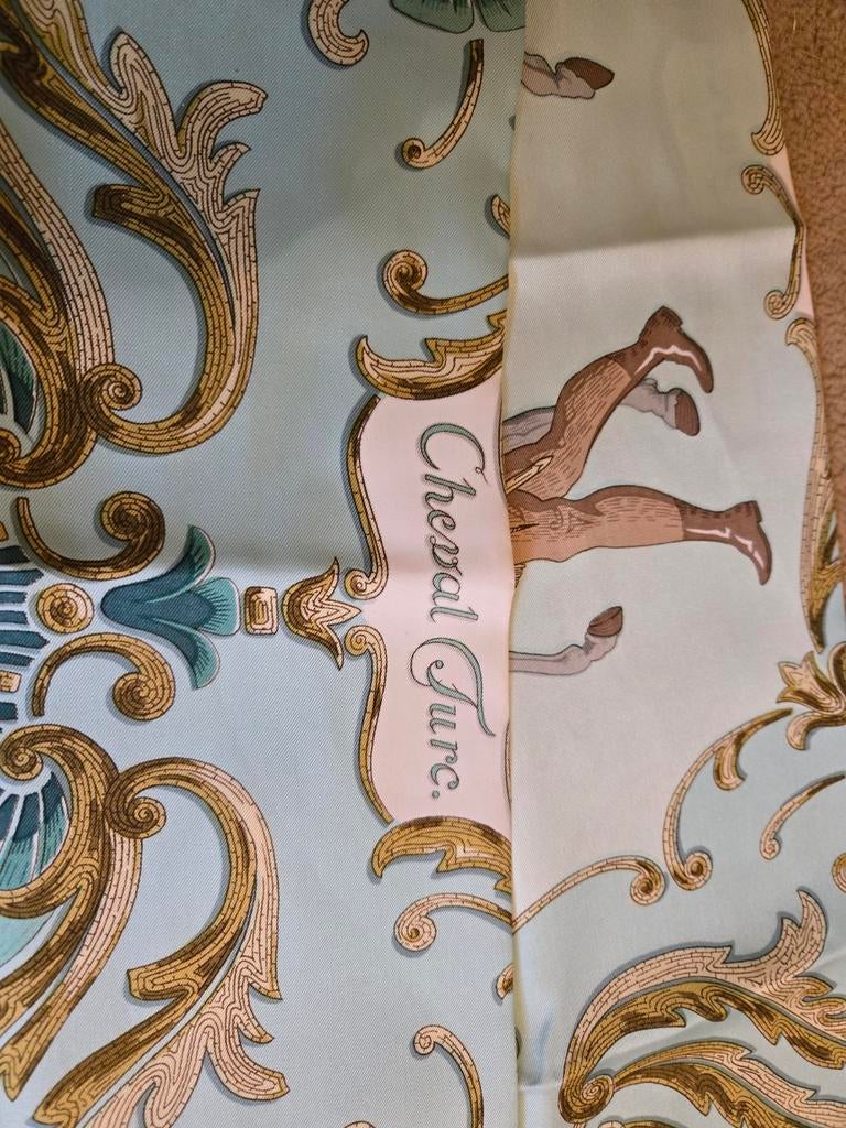 Sjaal van Hermès Paris. Turkse paardenonderdelen, zeldzame n, Kleding | Dames, Mutsen, Sjaals en Handschoenen, Ophalen of Verzenden