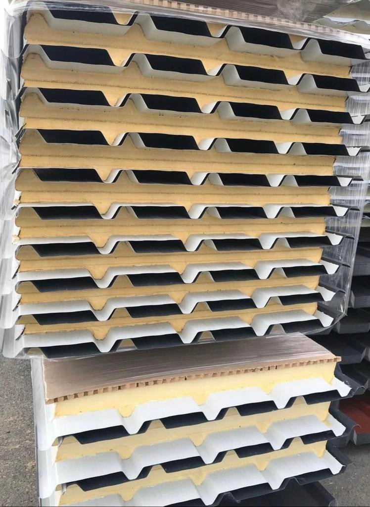 Tôle profilée isolée ECO 30mm panneau sandwich, Isolation de toiture, Enlèvement ou Envoi, Autres matériaux, Moins de 4 cm