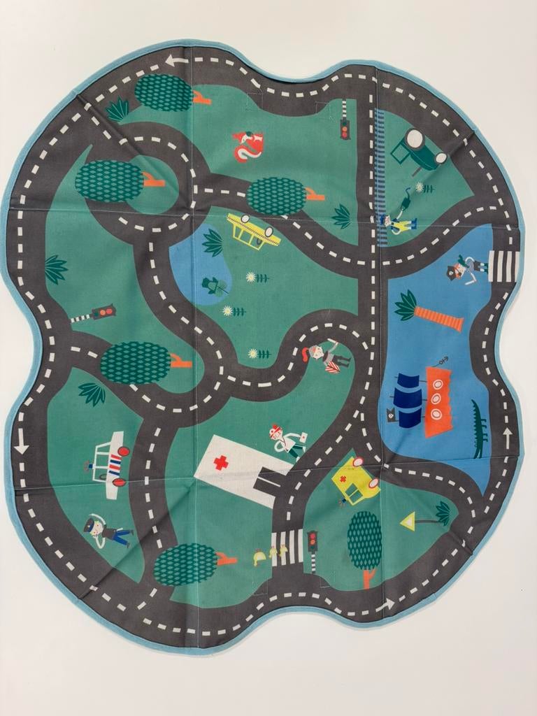 Speelgoed circuit en opbergkoffer, Ophalen of Verzenden, Zo goed als nieuw