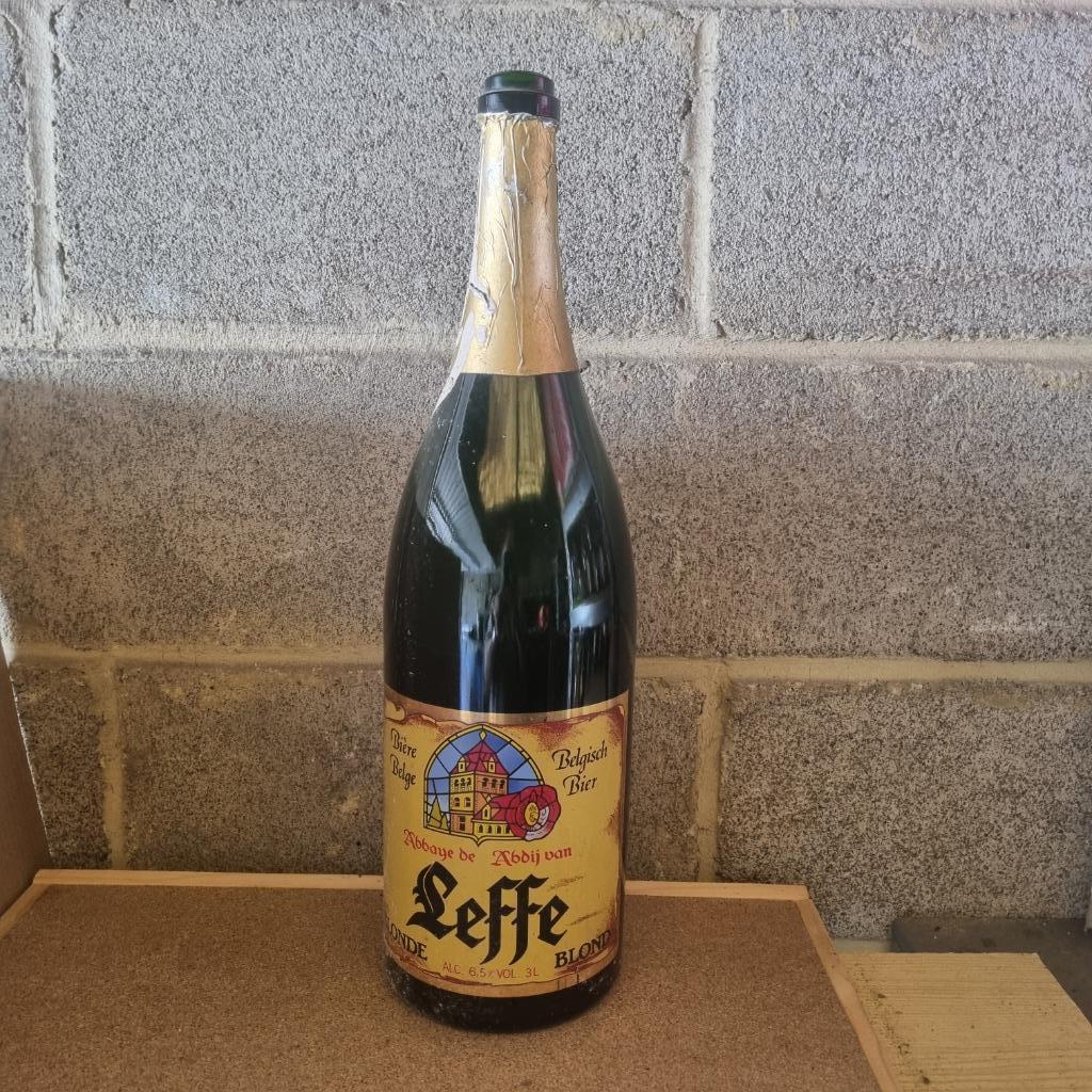 Magnum de bière Leffe blonde - blond, Enlèvement ou Envoi, Utilisé, Bouteille(s), Leffe