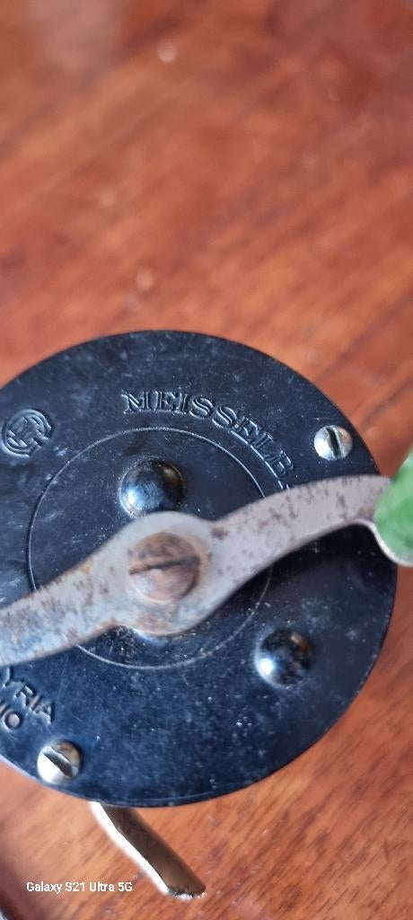 Meisselbach vissershaspel, Ophalen of Verzenden, Molen