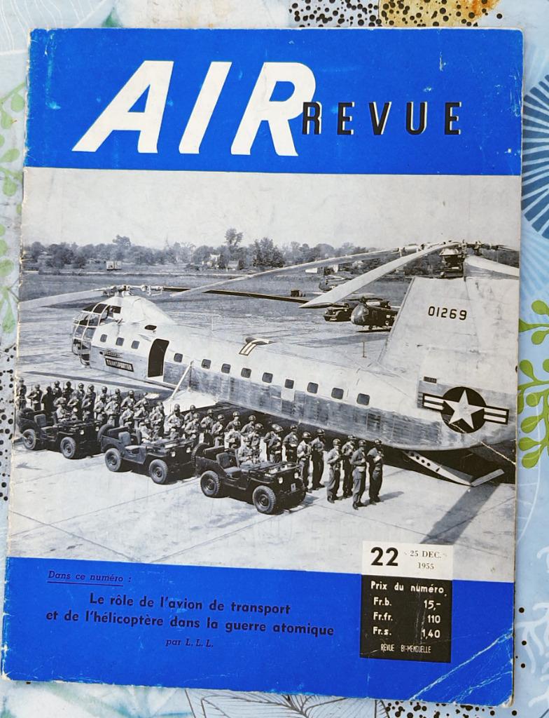 Magazine AIR REVUE du 25 décembre 1955., Verzamelen, Verzenden, 1940 tot 1960, Tijdschrift