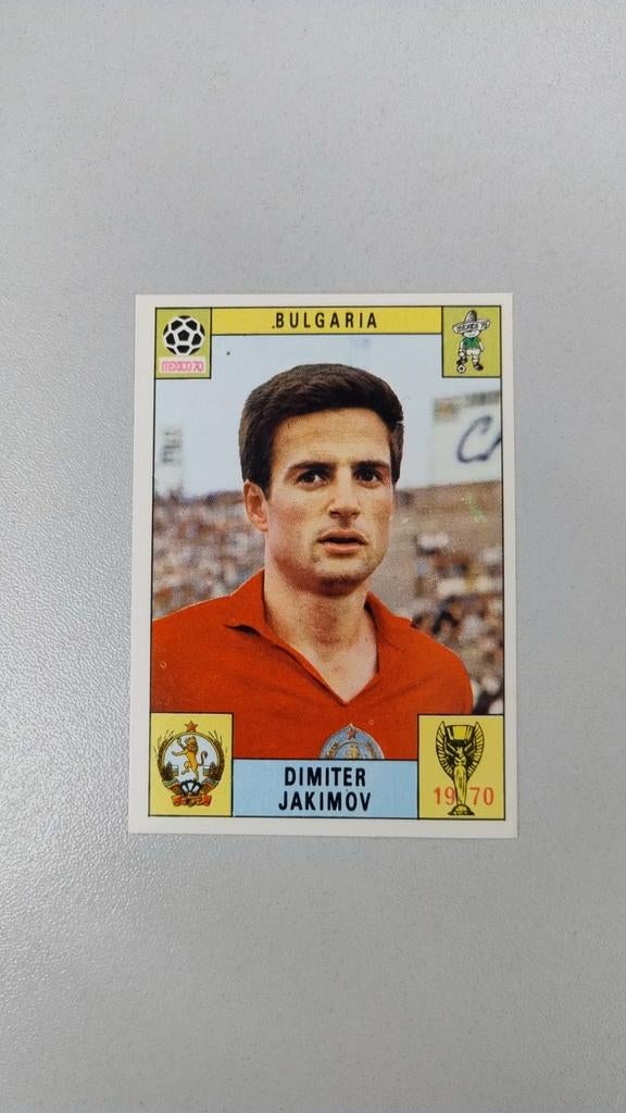 Panini Mexico 70 : Bulgarie - Dimiter Jakimov, Collections, Articles de Sport & Football, Enlèvement ou Envoi, Comme neuf