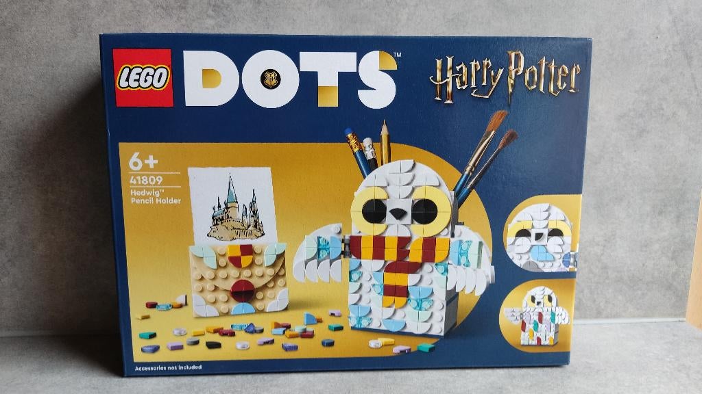 lego harry potter dots 41809 hedwig potloodhouder, Lego, Ophalen of Verzenden, Complete set, Harry Potter