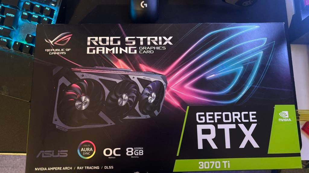 RTX 3070 Ti - videokaart, Computers en Software, Ophalen, Gebruikt, GDDR6, PCI-Express 4