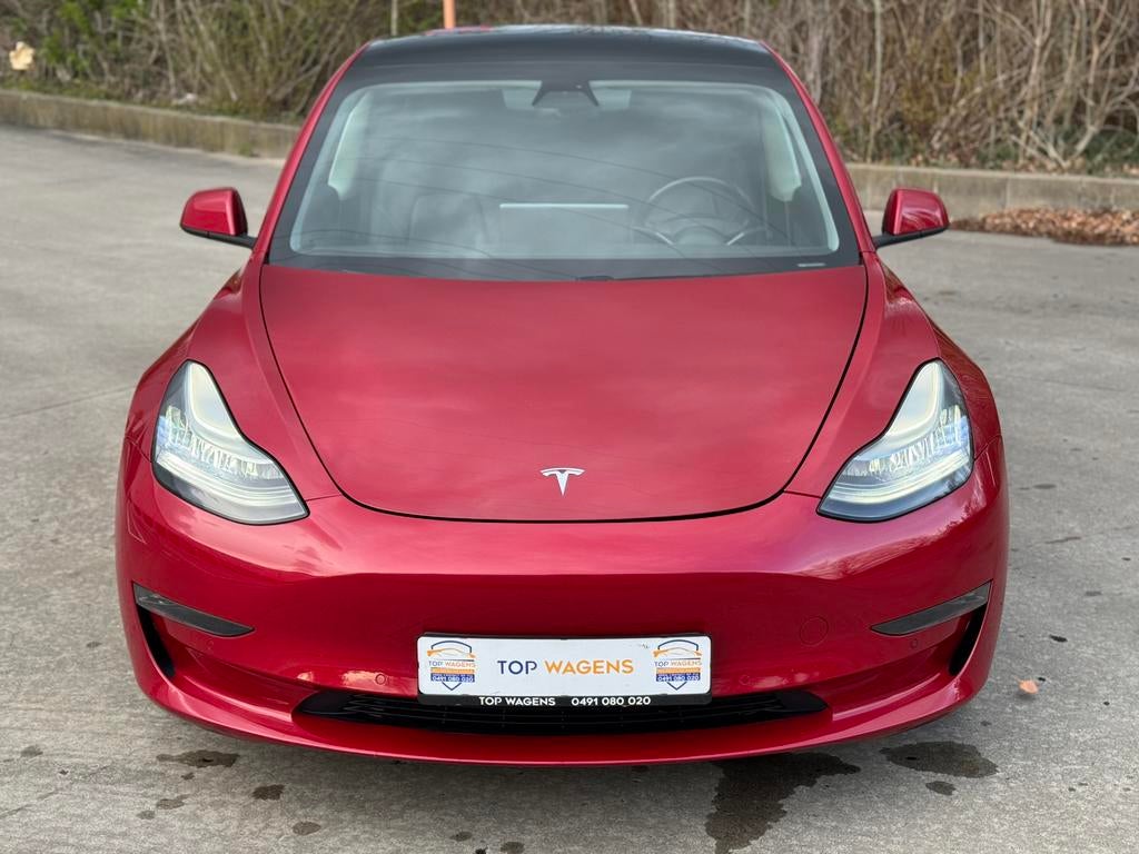 TESLA MODEL 3 LONG RANGE AWD /EERSTE EIGENAAR!/ GEKEURD VVK!, Automaat, Parkeersensor, Zwart, Leder