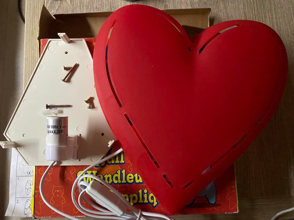 Murale vintage IKEA Smila Hjarta Heart + boîte d'origine, Enlèvement ou Envoi, Comme neuf