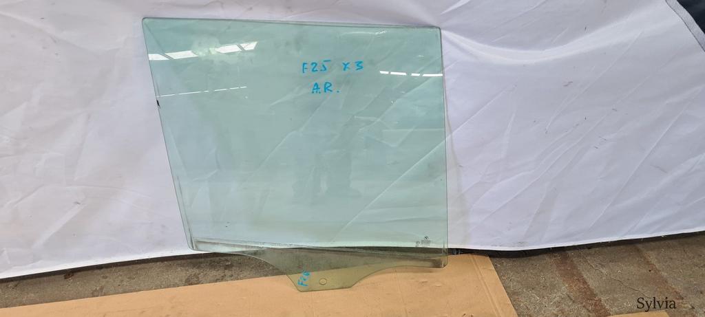 Zijruit raam achterdeur rechts BMW X3 F25, Gebruikt, -, -, Ophalen of Verzenden