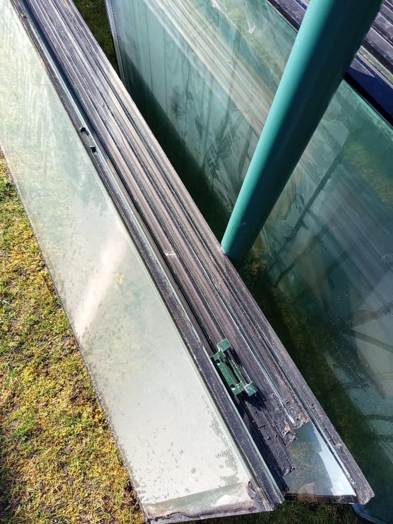 Vensterglas  gratis 6 stuks 400 x 54 cm + 3 stuks 92 x 44 cm, Ophalen, Gebruikt, Minder dan 80 cm, Overige typen