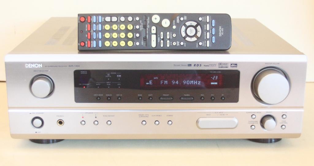 Denon AVR-1404 Versterker Receiver Met Afstandsbd / 375 Watt, Audio, Tv en Foto, Versterkers en Ontvangers, Denon, Ophalen of Verzenden