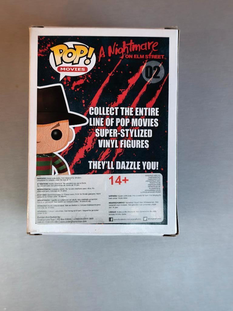 Funko Pop Freddy Krueger #02 2011 Vaulted Collectible, Verzamelen, Ophalen of Verzenden, Gebruikt