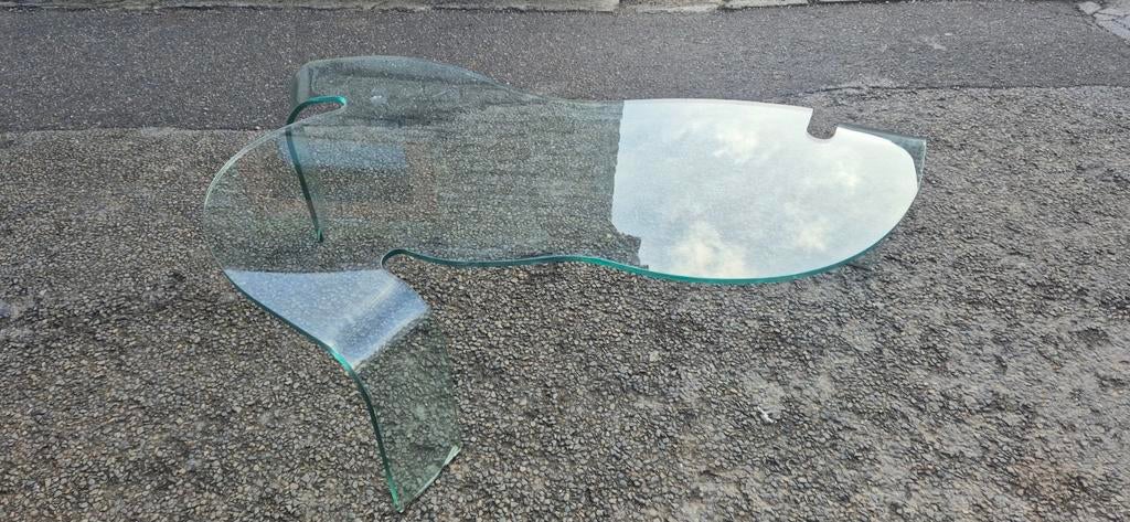 A vendre, table basse sculpturale en verre courbé,, Autos : Pièces & Accessoires, Rétroviseurs