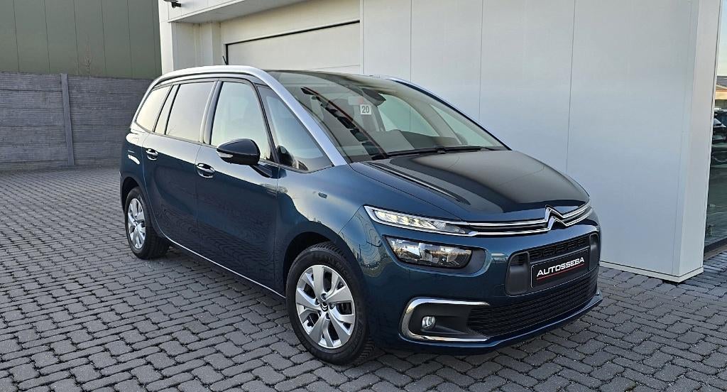Citroën Grand C4 SpaceTourer 1.2Benz 7Zitpl/Camera/Garantie, Auto's, Euro 6, 1199 cc, Blauw, 7 zetels