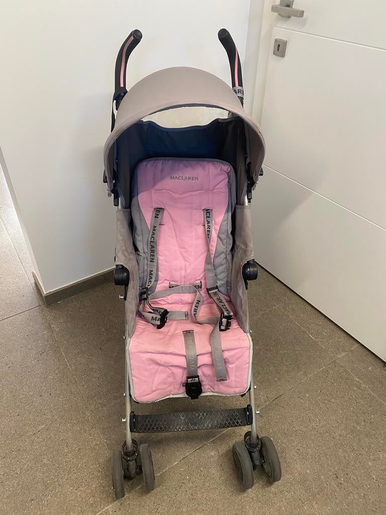 Maclaren plooibuggy roze in goede staat., Ophalen of Verzenden, Zo goed als nieuw, Maclaren