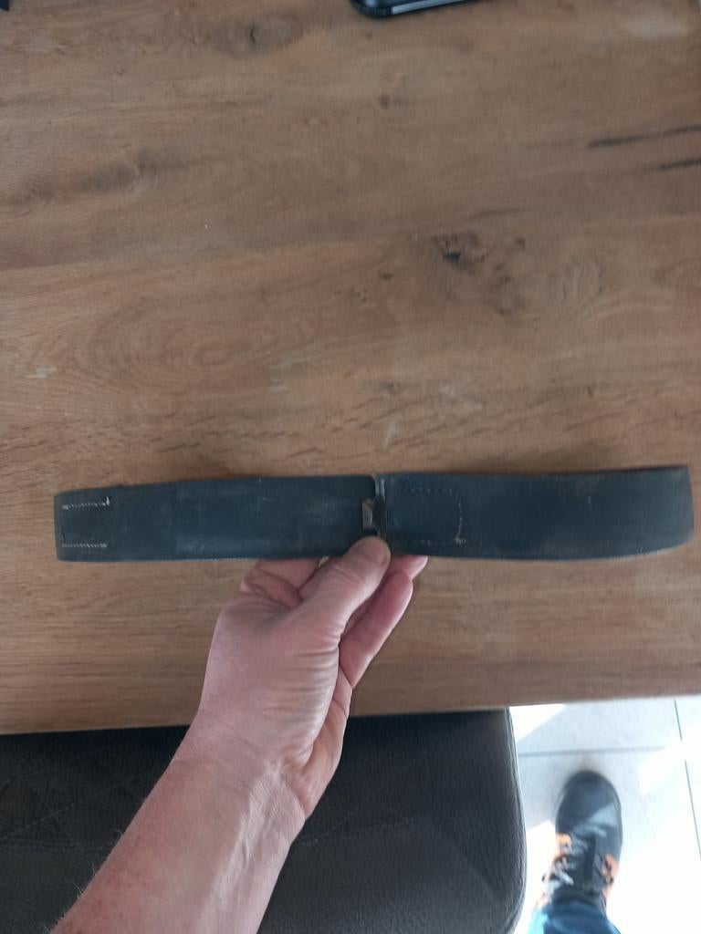 Duitse lederen Riem WO2 1941, origineel, Verzamelen, Ophalen of Verzenden