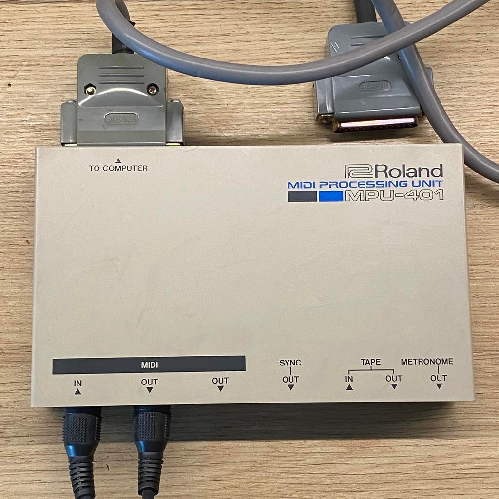 Roland MPU-401, Midi-verwerkingseenheid, Computers en Software, Vintage Computers, Ophalen of Verzenden