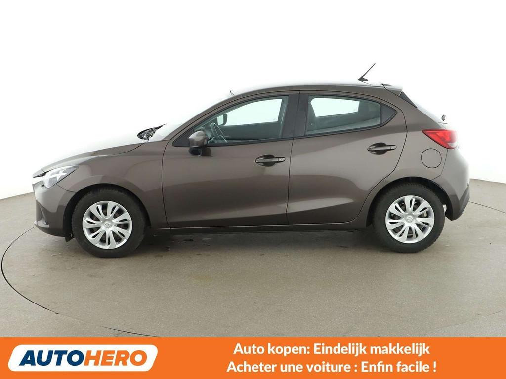 Mazda 2 1.5 Exclusive-Line (bj 2016), Auto's, Mazda, Voorwielaandrijving, Stof, Gebruikt, Zwart