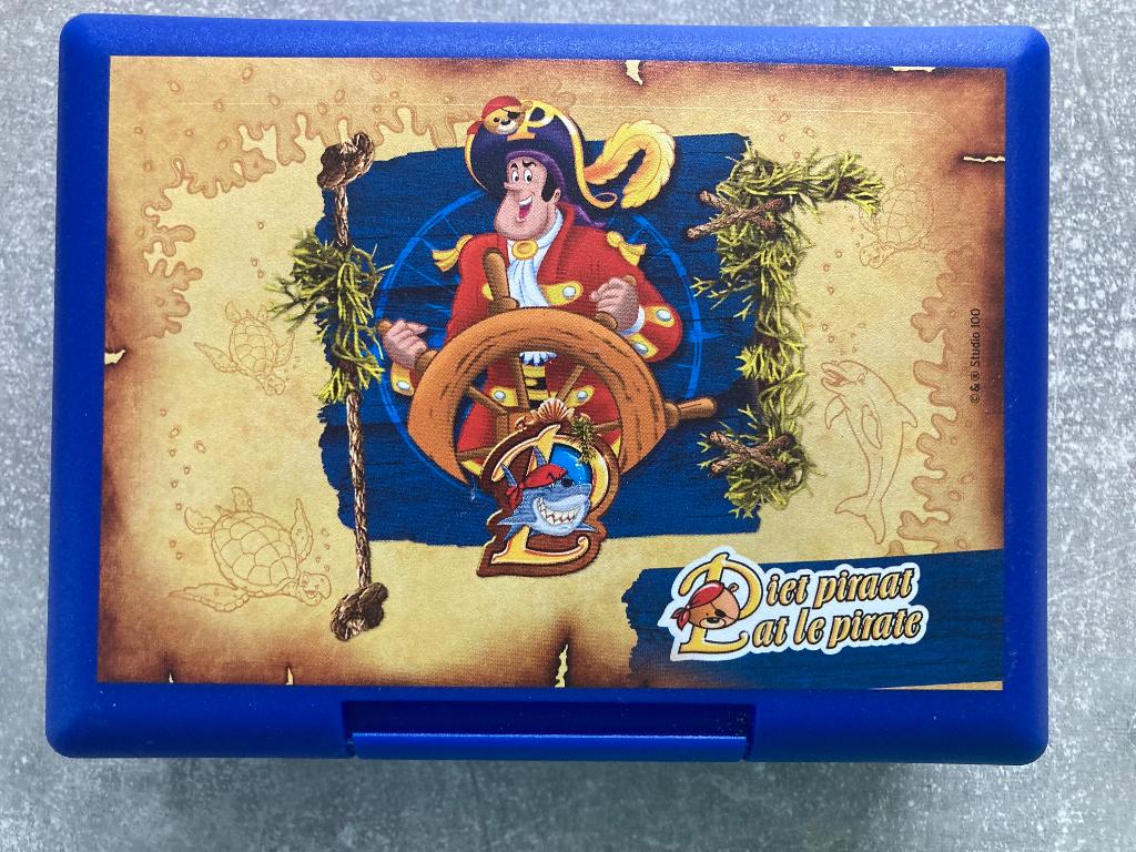 Brooddoos Piet Piraat (nieuw), Ophalen of Verzenden, Nieuw