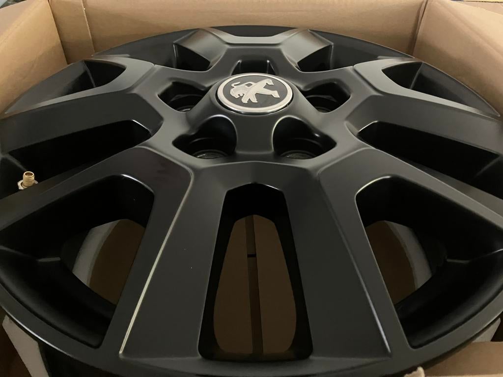 Jantes Fiat Ducato light 5x118 noir mat Citroën jumper, Enlèvement