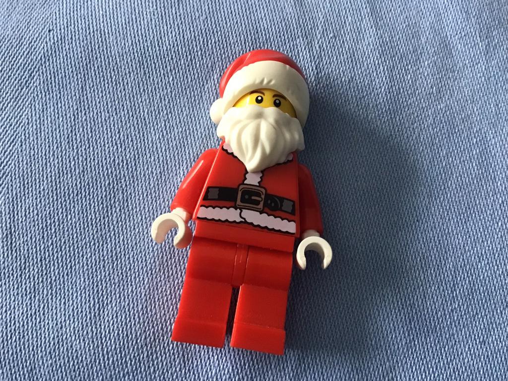 Lego klein kerstman figuurtje, Kinderen en Baby's, Ophalen of Verzenden, Zo goed als nieuw, Lego
