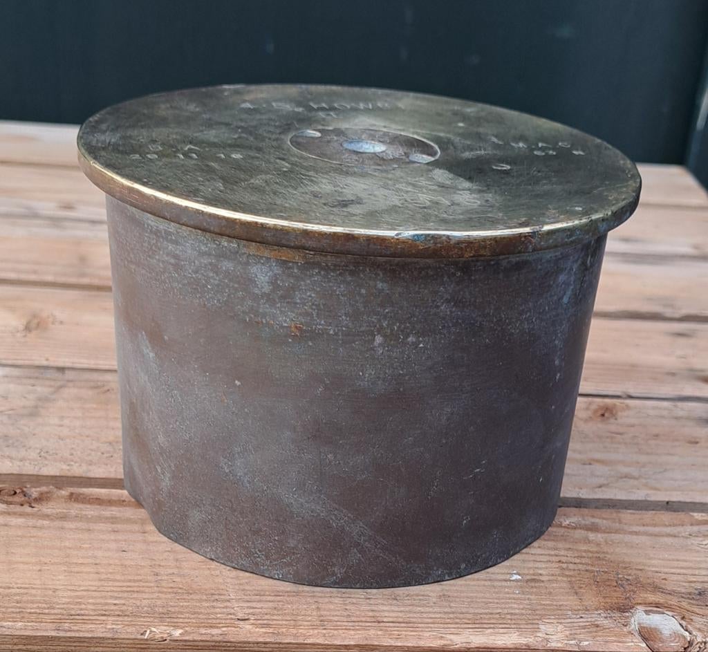 Obus antieke koperen obus decoratie, Envoi