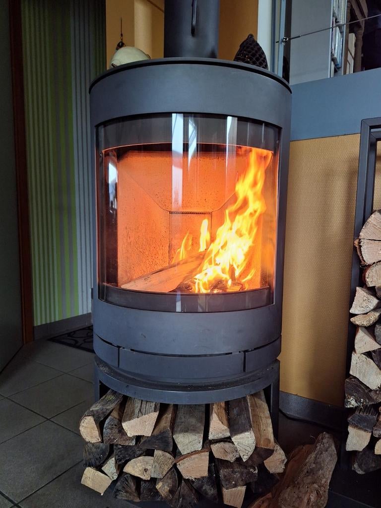 Poêle à bois Skantherm Émotion M, Maison & Meubles, Poêles, Enlèvement, Bois, Poêle à bois