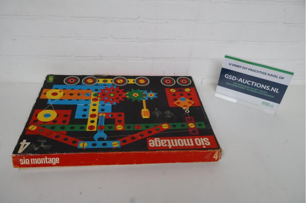 Vintage Speelgoed - Sio Montage - Bouw Blokken, Verzamelen, Niet ingevuld, Niet ingevuld, Niet ingevuld