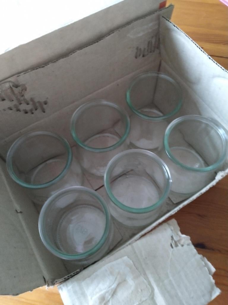 18 weckpotten zonder deksel - 3/8l - nieuw, Ophalen of Verzenden, Nieuw, Glas, Pot, Bus of Blik