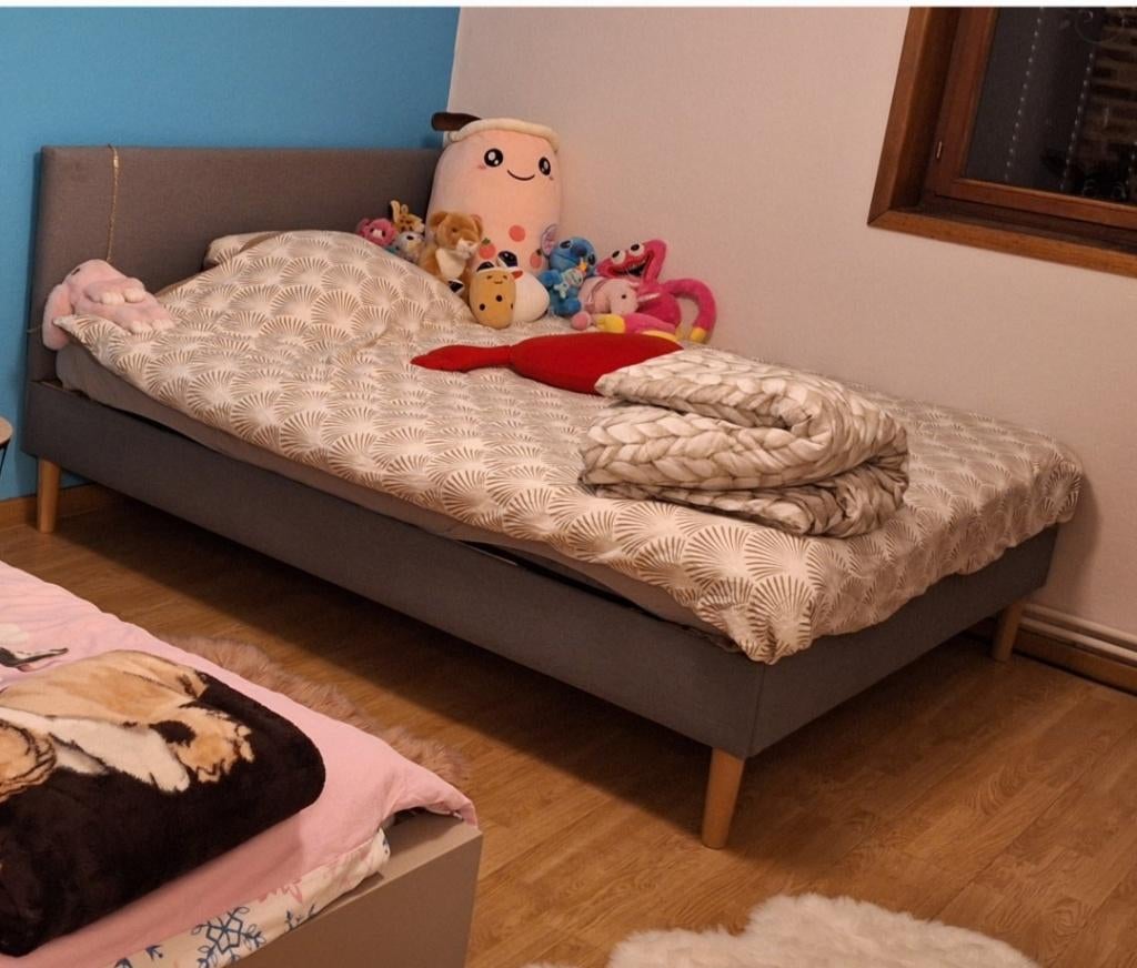 2 persoonsbed, Huis en Inrichting, Slaapkamer | Bedden, Ophalen, Gebruikt, Tweepersoons, 200 cm